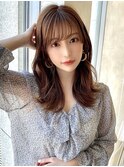 韓国ヘアくびれヘアヨシンモリレイヤー顔まわりカット学割U24