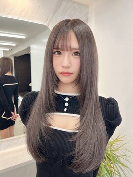 ●グレージュ/アッシュグレー／髪質改善／エクステ