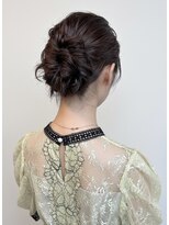 キイ ギンザ(k.e.y GINZA)&nbsp;大人シニョン/結婚式ヘア/ヘアセット/銀座/新橋/銀座ヘアセット