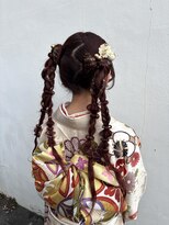 テイスティプライベートガーデン(Tasty private garden)&nbsp;リボン×ツイン編みおろし