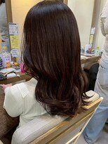 ヘアリゾート粋 ウナム 新宿東口店(enam)&nbsp;艶髪/髪質改善/透明感/セミロング/チョコレートブラウン