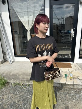 BRIDGE HAIR ボブ ピンク