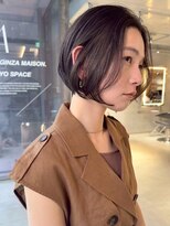 スクリーンギンザメゾン 銀座(SCREEN GINZA MAISON.) ミルクティーブロンド/ダークブルー/デジタルパーマ/銀座