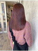 layer cut×pink brown