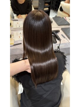 髪屋 紬 髪質改善ストレート