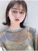 ショートミルクティーブロンドダークブルーワンホンレイヤー
