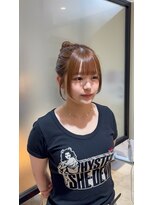 マティス 室見店(MATISSE)&nbsp;シナモンベージュ×お団子アレンジ