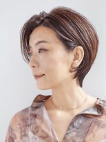 アッシュ 桜新町店(Ash)&nbsp;桜新町/レイヤーカット/ボブ/韓国ダブルカラー/白髪ぼかし