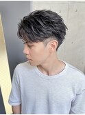 韓国ダウンフェザーパーマ/ショートレイヤーシャドウパーマ/新宿
