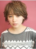 斜めバングのエフォートレススタイルハニースタイル☆