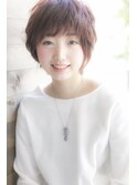 大人かわいいマッシュレイヤーショートボブ by西山