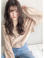 インビテーション(invitation) 【invitation】シースルーバング×透明感アプリエカラー@マイコ