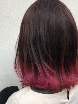 フロート 小阪店(float) 春先オススメ裾カラー＿結婚式,前下がり,斜めバング