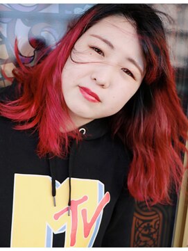 ランプヘアー(LAMP HAIR) 派手髪ガーリー/ティーンズダブルカラーケアブリーチ10代20代