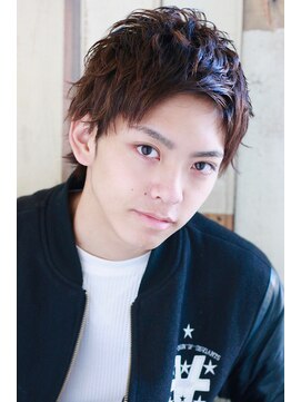 エミル 国分寺(emile) ツーブロックのアップバングで無造作ショート【国分寺】