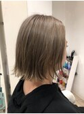 ☆切りっぱなしボブ×シアーベージュ☆