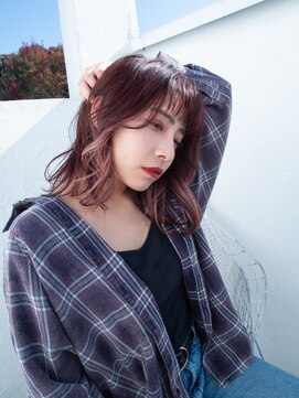 ヘアアンドリラクゼーション シャッセ(Hair&Relaxation SASE) イヤリングカラーミディ