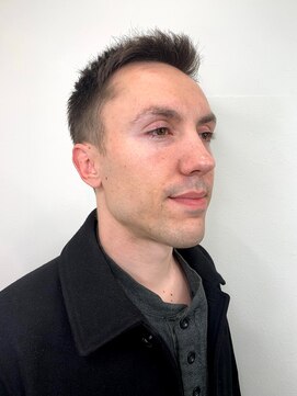 メンズアンダーバーホワイト 南海難波店(Men's _WHITE) ソフトモヒカン