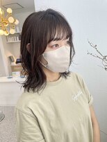 ロマーリ(LOMARLIE)&nbsp;切りっぱなしニュアンスカジュアルパーマ_似合わせスタイル