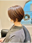 前髪なしのくびれショート