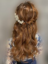 ミテ(MiTe)&nbsp;アレンジヘアセット　ハーフアップ　パーティーヘア　お呼ばれ