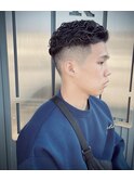 ローフェード 宮城リョータパーマ オールバック メンズパーマ