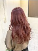 #ピンク #ブラウン #カラー #ケアブリーチ #新居浜