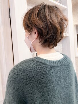 キャアリー(Caary) ことりベージュ小顔補正立体カットcaary前髪パーマ/ボブパーマ