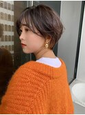 【 マッシュショート × ブラウンベージュ 】浅野美紀