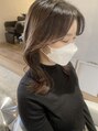 マイ ヘア デザイン 岡崎(MY hair design) お顔まわりのカットは一番慎重にします。息を止めます。