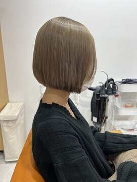 ネイロ 錦糸町(NeiRo) 魅力倍増カールセミディシアーカラーダークアッシュショートヘア