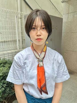 シシ 大宮(She 2.) 乾かして丸くなるショート/丸みショート/前髪/ベージュカラー