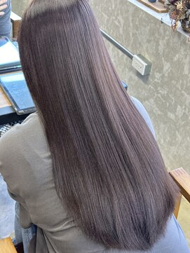 ゴーグッド(GO GOOD.) ロング×チャコールグレージュ