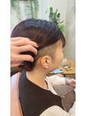 刈り上げショートボブ☆
