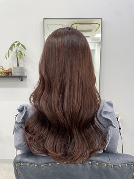 クラン 岡本(Chlan) 韓国風つや巻き　ピンクブラウン