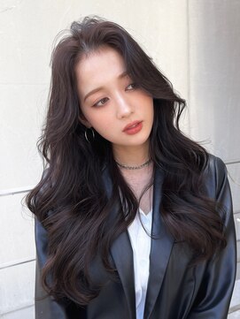 ジーナ 千葉(Zina) 韓国風ロングレイヤー×透明感ベージュブラウン