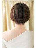 □グレージュ小顔補正カット丸みショート316-2北浦和30代40代