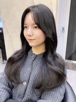 ロンドアヴァントゥス 池袋(Lond aventus)&nbsp;韓国レイヤー/韓国風/ボブ/髪質改善/黒髪/ブリーチなし〔池袋〕