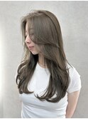 オリーブベージュブラウンカラーレイヤーカット【chisato指名】