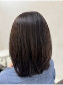 絶壁解消/ひし形/大人可愛い/斜めバング/40代/ミセスヘア59B