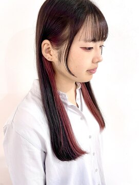 ゴウトゥデイシェアサロン 町田店(GO TODAY SHAiRE SALON) イヤリングカラー赤