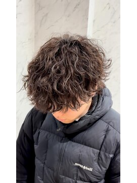 オム ブランシェ(HOMME BLANCHE’) 【Ryo】波巻きパーマ刈り上げマッシュ