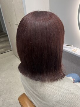 アンジェリカ 布施セントラルビル店(ANGELICA) 【RENA】パツッと外はねピンクボブ