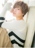 mod's天神/メンズライクフレンチカジュアルフェザーショートa