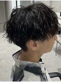 【波巻きスパイラル】マッシュ/メンズパーマ/メンズカット/池袋