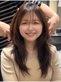 韓国レイヤーカットハッシュカットニュアンスレイヤー/岸本