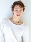 【Gallica】メンズウルフショート/爽やかモテ髪透明感ブラウン