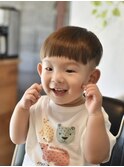 夏髪男の子ラウンドマッシュ【キッズカット/メンズ/倉敷/中島】
