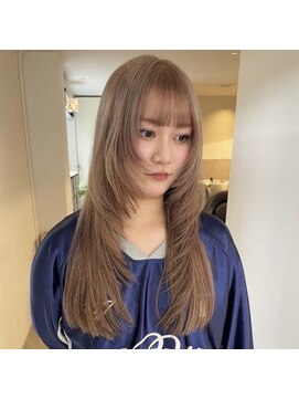 ニコ シモノセキ(NIKO Shimonoseki) 【NIKO】レイヤーカット/ミルクティーベージュ