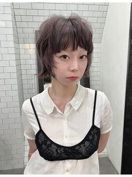 レガーレ(Legare) 外ハネボブ×レイヤー×パープル